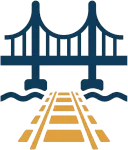 Proyectos de infraestructura pesada como puentes y vías férreas icon