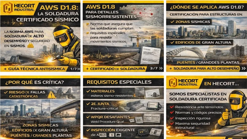 AWS D1.8 Soldadura Sísmica para Estructuras
